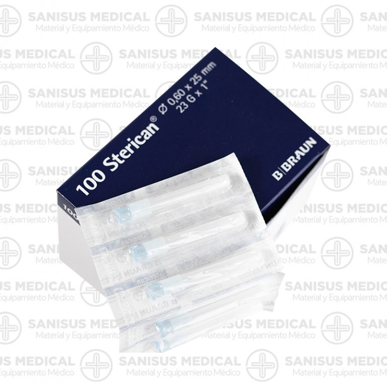 Aguja de seguridad 21G - 0.8X25mm con portatubos integrado 50 uds