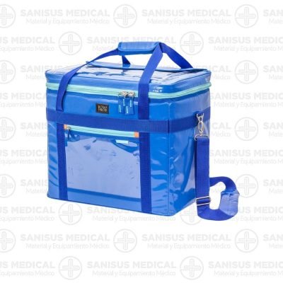 Bolsa isotérmica transporte muestras Azul