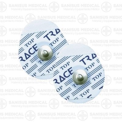 Electrodos adhesivos con gel conductor incorporado ECG 42x36mm Bolsa 50 uds
