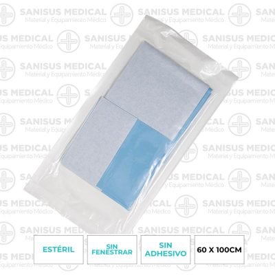 Paño estéril plastificado 60 X 100