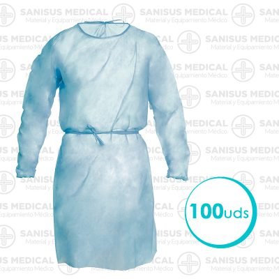 Bata azul 20 gr. Caja 100 uds