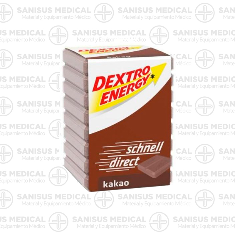 Cubo de 8 tabletas de glucosa masticable sabor Chocolate