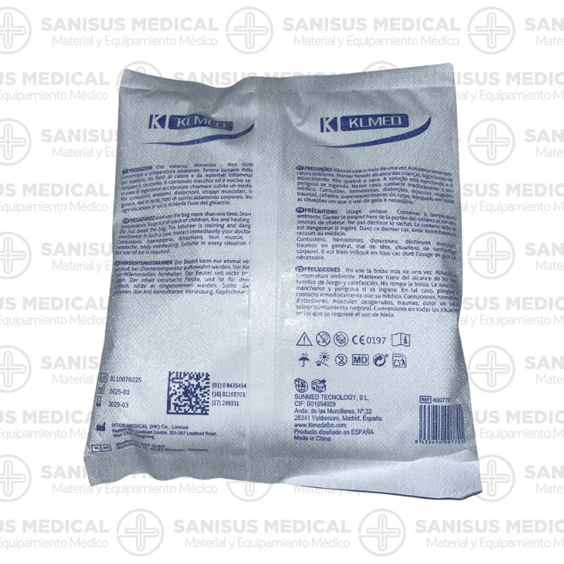 Bolsa instantánea de frio KLMED - Imagen 2