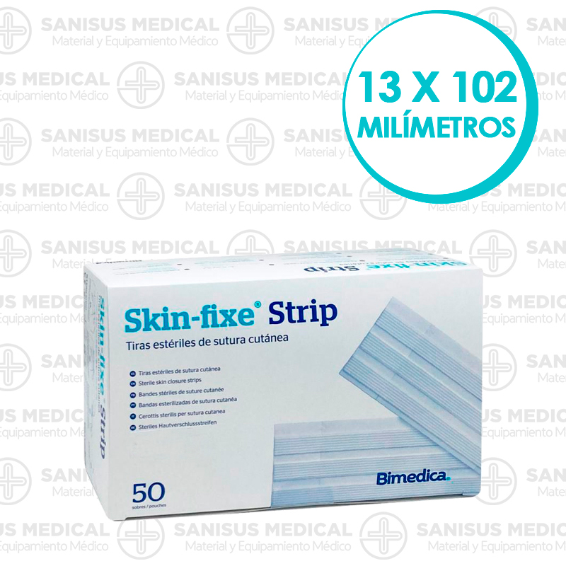 Tiras Estériles de Sutura Cutánea 13 x 102 mm