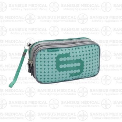 Estuche isotérmico para el kit del diabético Verde