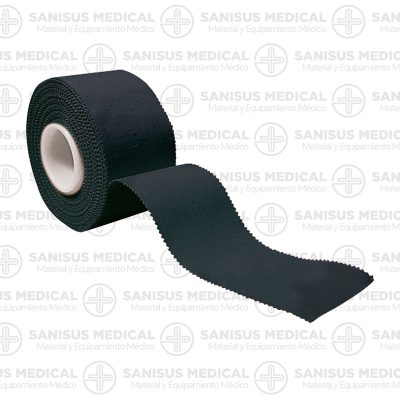 Venda Tape para vendaje funcional 3,8 cm X 10 m Negro