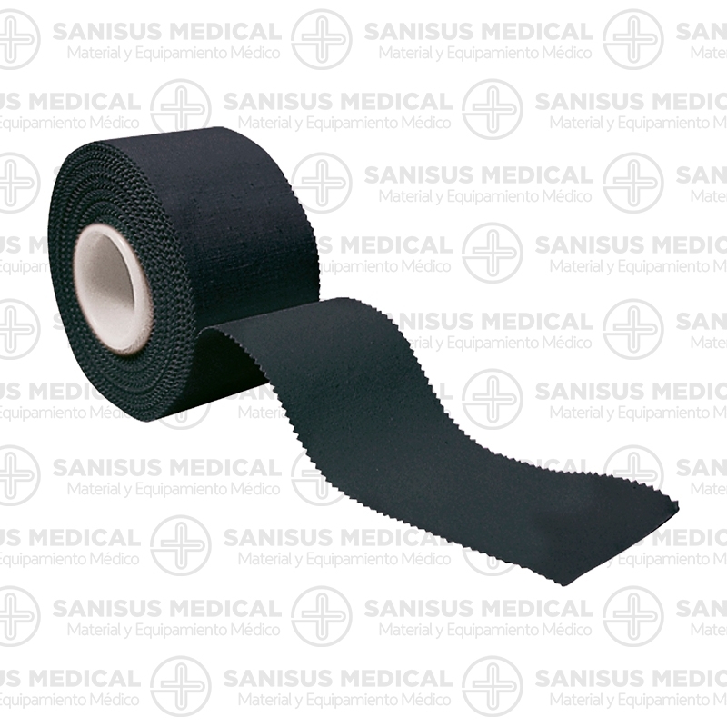 Venda Tape para vendaje funcional 3,8 cm X 10 m Negro - Sanisus Medical