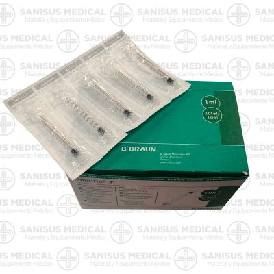 Jeringa Braun 1ml Tuberculina Luer céntrico <br>Caja 100 Uds - Imagen 2