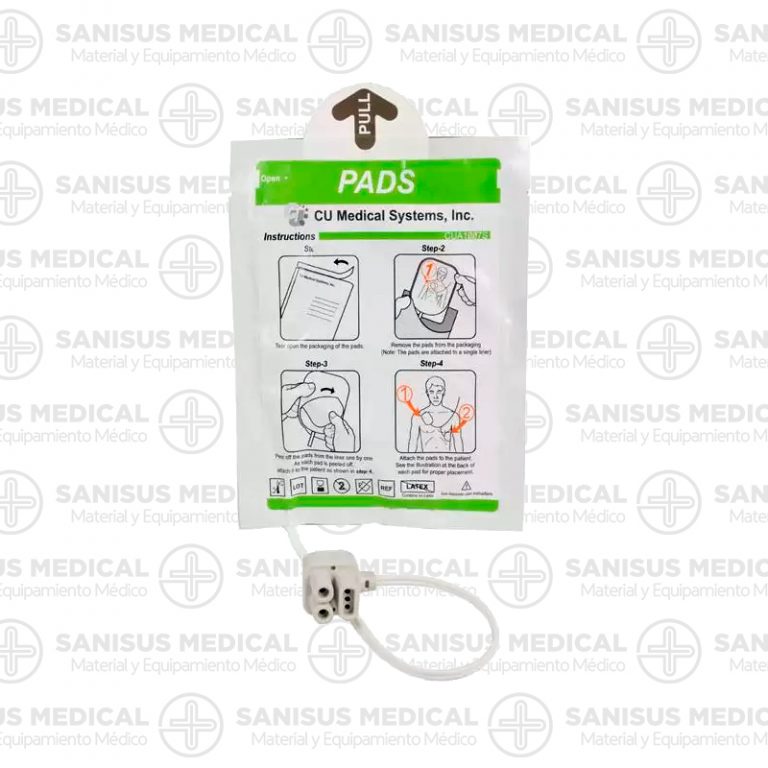 Juego de parches desfibrilador Adulto/Pediátrico I PAD - CU-SP1 ...