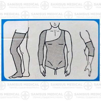 Vendaje tubular Liderton extensible para sujeción cómoda sin comprimir 5 - Piernas - Imagen 2