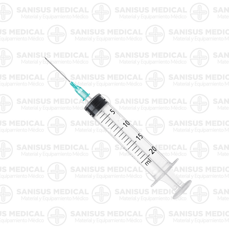 Jeringa <b>20ml</b> con aguja 21G 0,8x40mm Ico Plus 3 Caja 100 uds - Imagen 2
