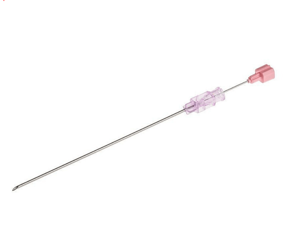 Agujas espinales BD Quincke 18G - 1,2 x 90 mm - rosa