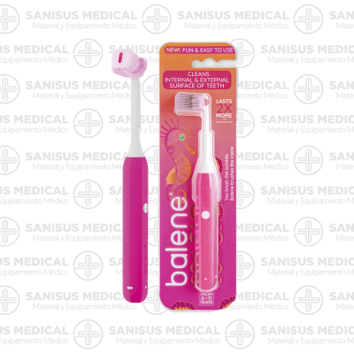 Balene limpia cara interna, externa y superficie de masticado de los dientes. Sus filamentos de nueva generación son suaves y delicados para las encías de los niños.