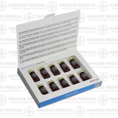 Viales Ácido Hialurónico Reticulado Niacinamide Kefus contenido contenido