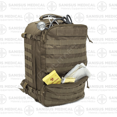 Mochila táctica sanitaria rescate coyote tan PARAMED'S - Imagen 5