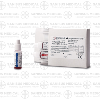 Conjunto solución de control medidor hemoglobina DiaSpect
