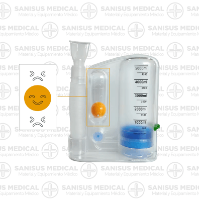Incentivador Inspiratorio Volumétrico BCRespiVol 5000ml - Imagen 4