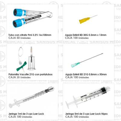 Kit especial para la obtención de PRP