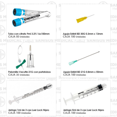 Kit especial para la obtención de PRP