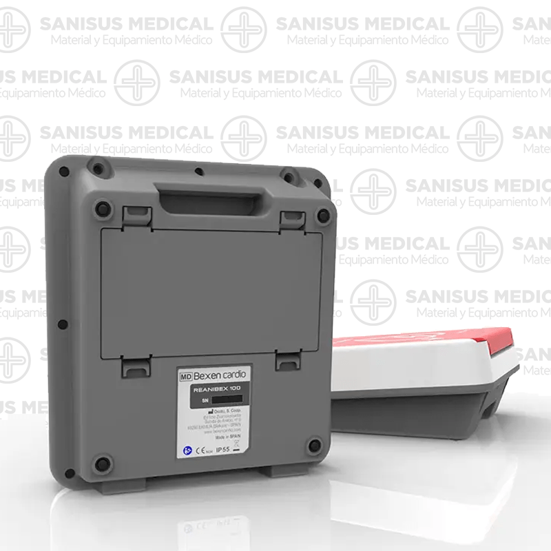 Reanibex 100 es un desfibrilador diseñado para personas con un perfil no sanitario, permite dar atención frente a una parada cardiorrespiratoria.
