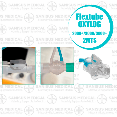 Flextube circuito respiratorio OXYLOG 2000+/3000/3000+ - Imagen 2