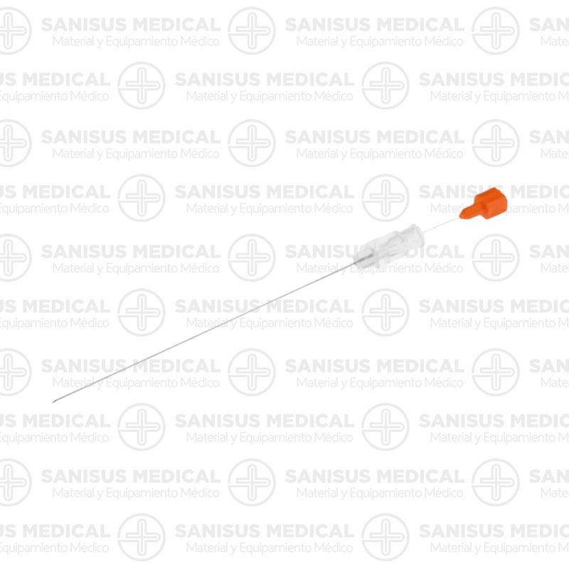 Aguja espinal BD punta quincke 25G 0,5 x 90mm. Naranja. Caja 25 uds. - Imagen 2