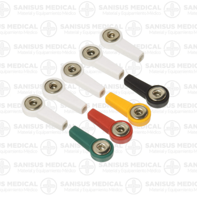 Adaptador Electrodo ECG Clip Banana Bolsa 10 UDS