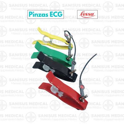 Juego pinza ECG 4 colores AG/AGCL