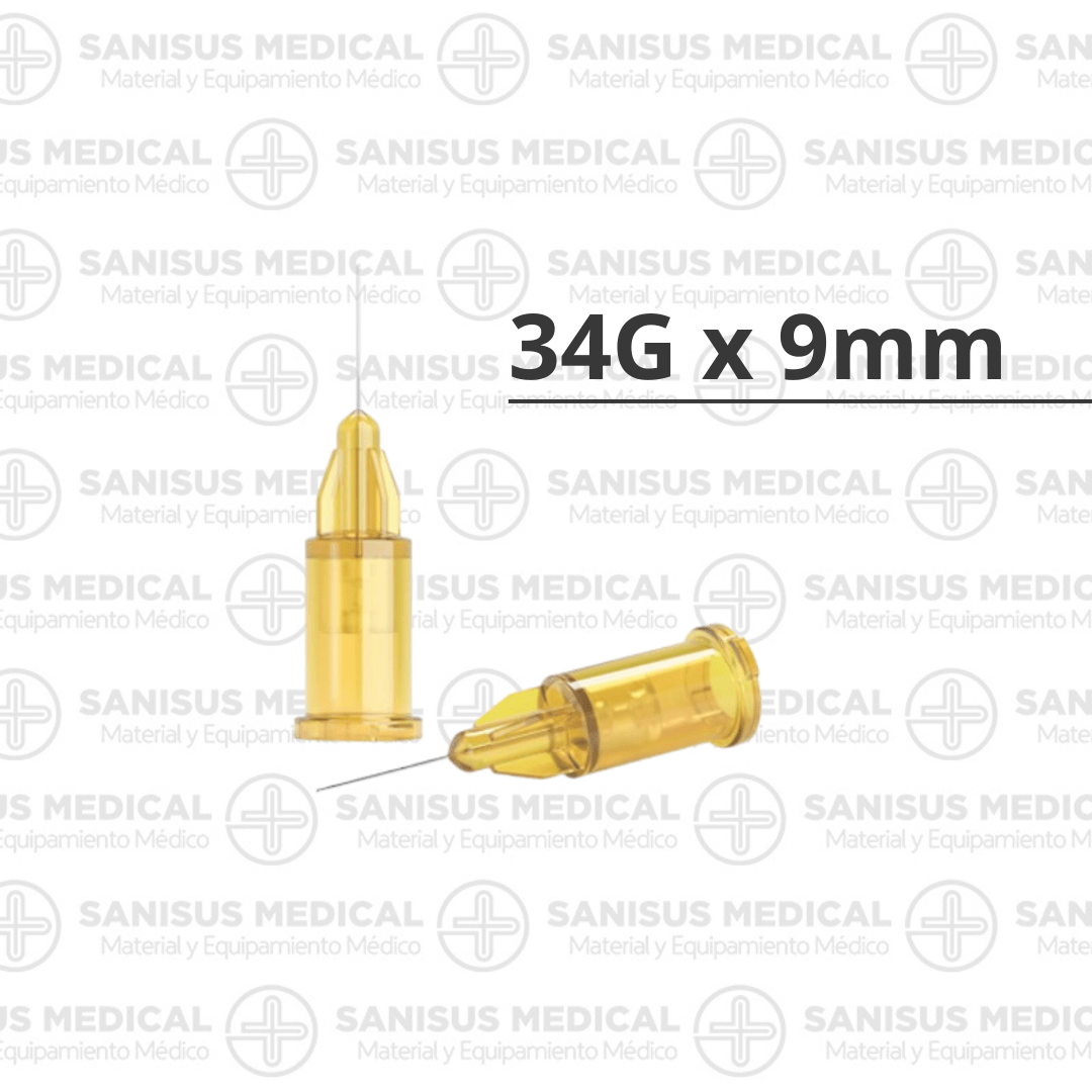 Aguja Ultra LDS 34Gx9 mm