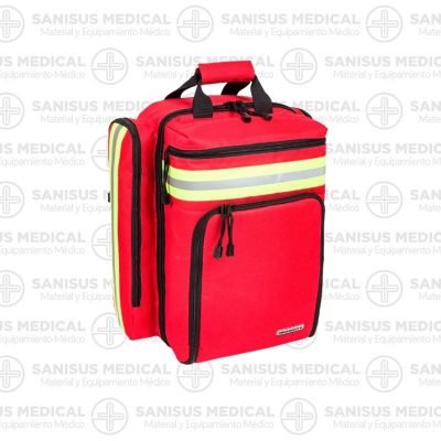 Mochila de rescate para emergencias roja Soporte vital Básico