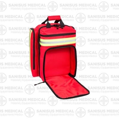 Mochila de rescate para emergencias roja Soporte vital Básico - Imagen 3