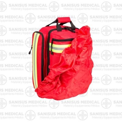 Mochila de rescate para emergencias roja Soporte vital Básico - Imagen 5
