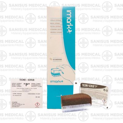 Cepillos povidona dispensador 30uds