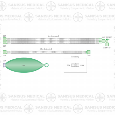 Circuito respiratorio extensible Compact