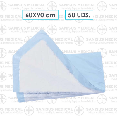 Empapador protector 60X90 Bolsa 50uds.