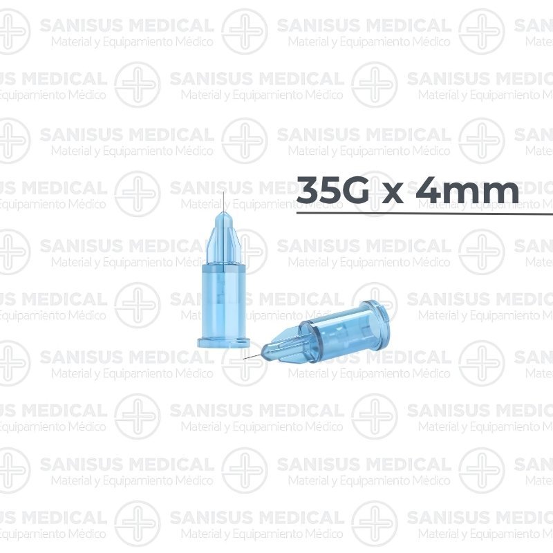 Aguja mesoterapia ultra LDS 35G x 4 mm Pack 10 uds