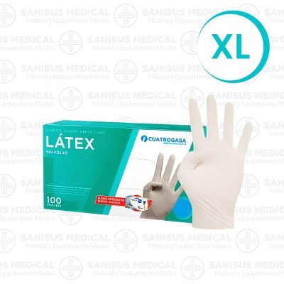 Guantes látex sin polvo T. L