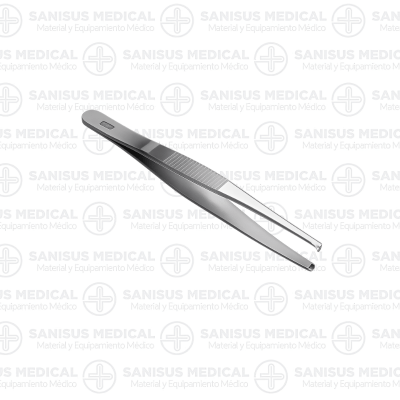 PINZA RECTA con dientes 14CM