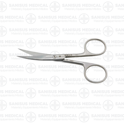 Tijera Quirúrgica Curva Aguda / Aguda - 14,5 cm