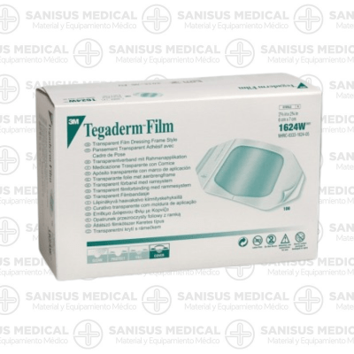 Apósito adhesivo transparente Tegaderm I.V. 6 x 7 cm Caja 100 uds