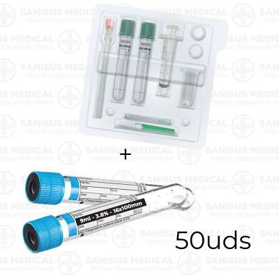 sistema cerrado PRP Rein - Tubos citrato