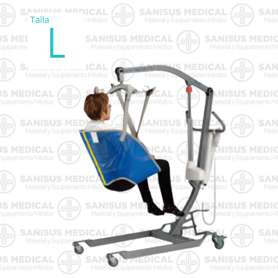 Arnés malla confort Winncare para grúa de elevación y traslado T.L