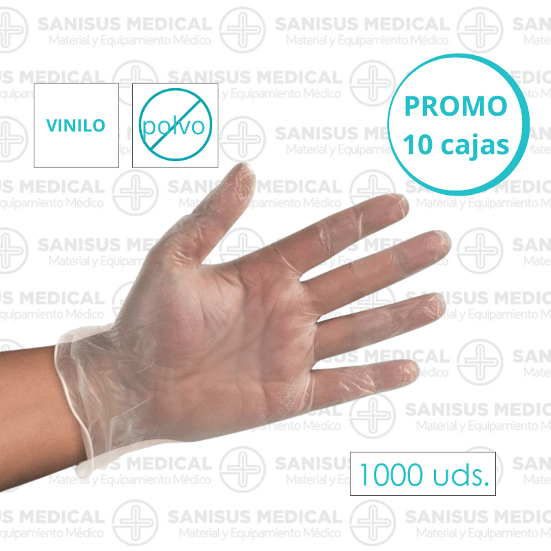 guantes de vinilo