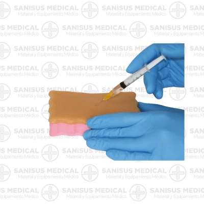 Almohadilla de inyección intramuscular y subcutánea