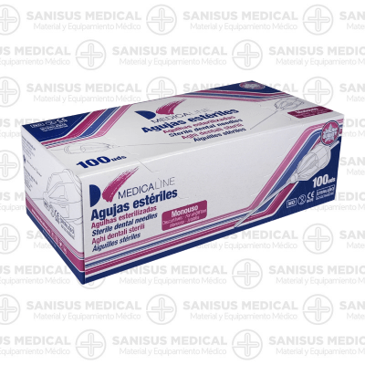 Agujas estériles dental 3,0 x 25mm