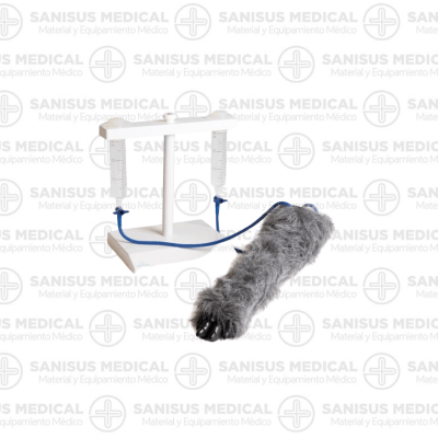 Pata de perro para la simulación de inyección intravenosa