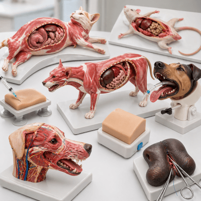 Simuladores y modelos anatómicos veterinarios