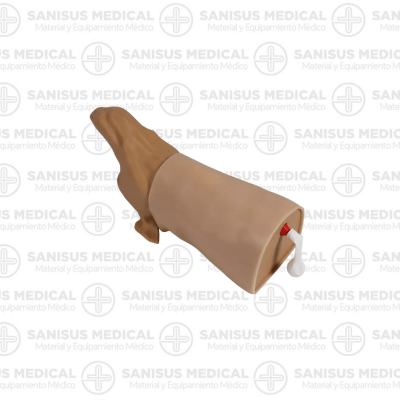 Simulador de cricotirotomía canina