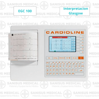 Electrocardiógrafo Cardioline opción interpr. glasgow ECG100