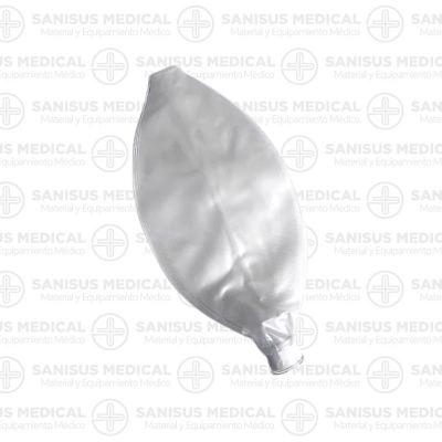 Bolsa reservorio para reanimador manual (tipo Ambu) para adulto y pediátrico de 2000ml